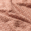 Creme Caramel Basketweave Cotton Towel Detail