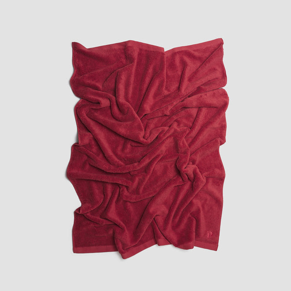 Mineral Red Organic Cotton Bath Sheet