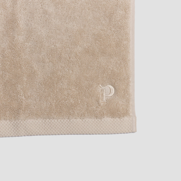 Birch Organic Cotton Hand Towel featuring embroidered logo