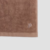 Mushroom Organic Cotton Bath Sheet featuring embroidered logo
