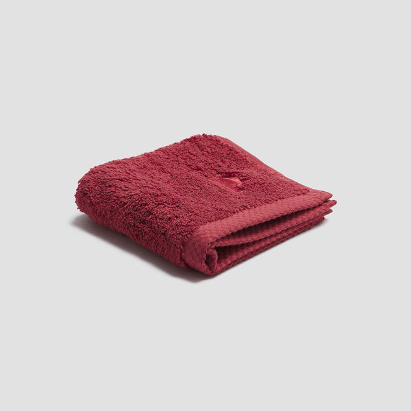 Mineral Red Organic Cotton Facecloth