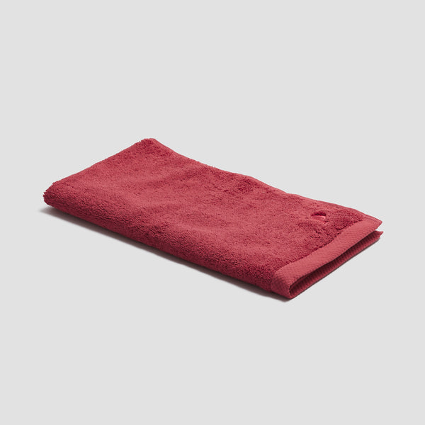 Mineral Red Organic Cotton Hand Towel