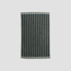 Pine Green Stripe Cotton Mat