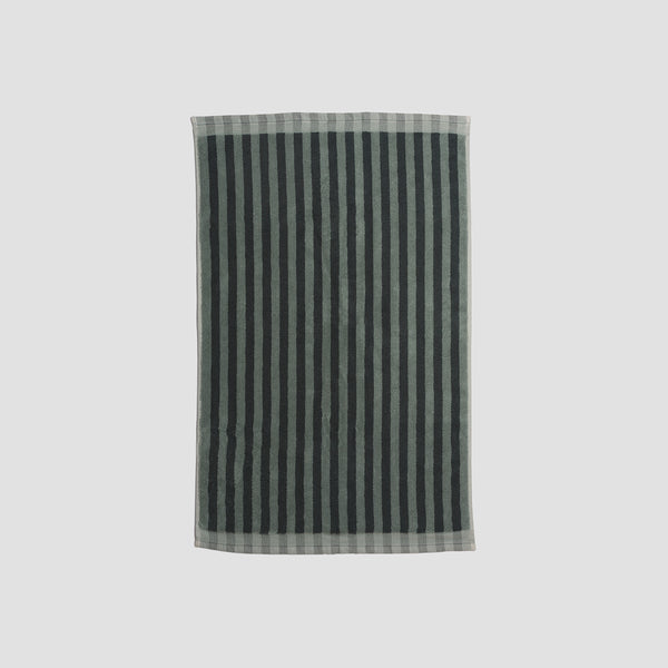 Pine Green Stripe Cotton Mat