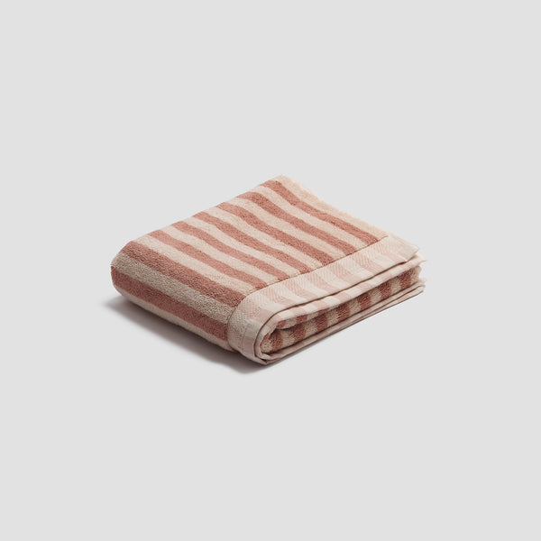 Sand Shell Stripe Cotton Mat