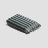 Pine Green Stripe Cotton Bath Towel