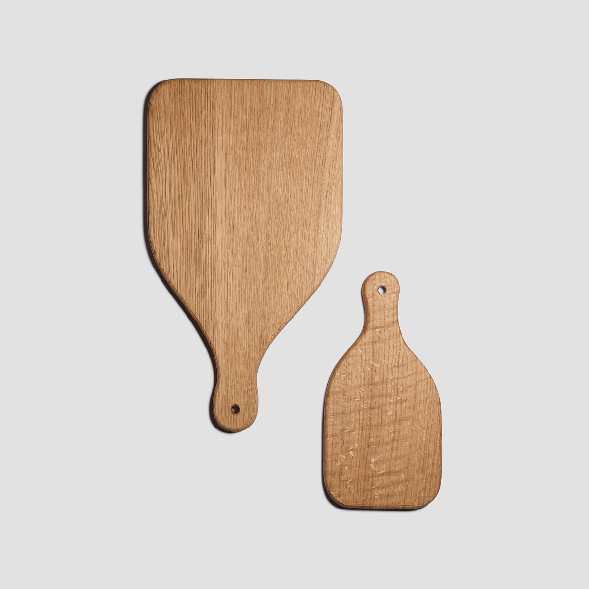 Large and Small Oak Chopping Boards
