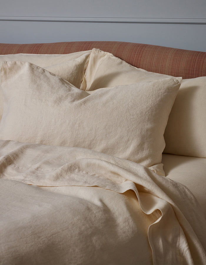 Pearl Linen Pillowcases (Pair)