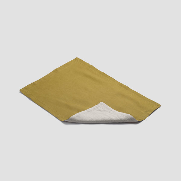 Botanical Green Linen Placemat