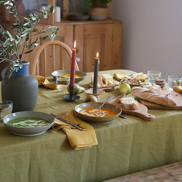 Olive and Ochre Pottery West Dinner Bowls