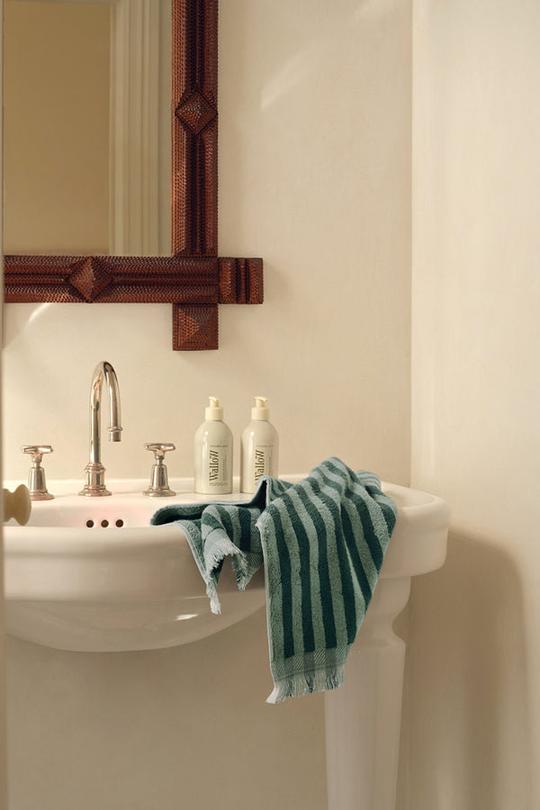 Pine Green Pembroke Stripe Towel