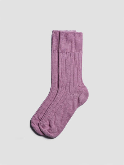 Raspberry Alpaca Bed Socks
