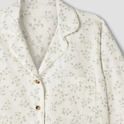Spring Sprig Floral Cotton Trouser Set