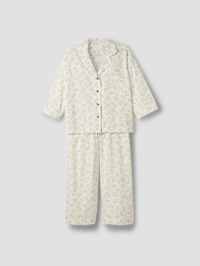 Spring Sprig Floral Cotton Trouser Set - alternate image