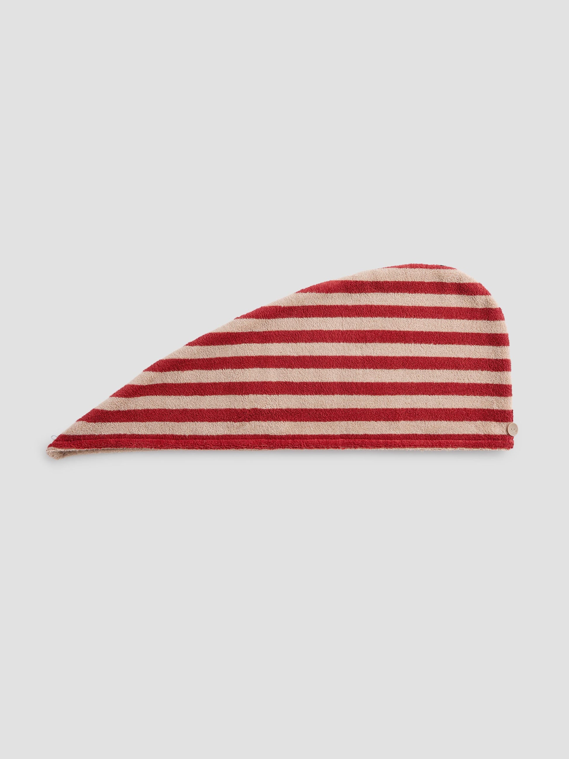 Sandstone Red Pembroke Stripe Cotton Hair Wrap