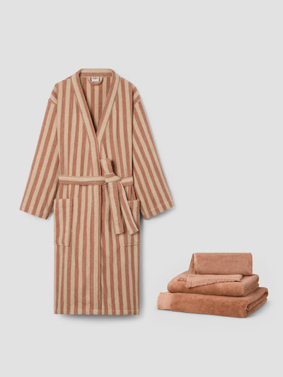 Sand Shell Robe & Sand Shell Towels Bundle
