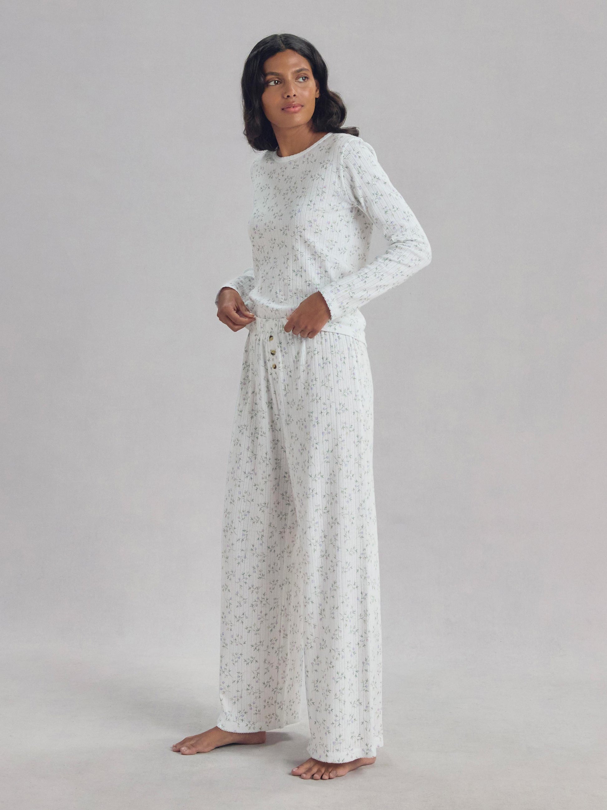 Spring Sprig Pointelle Trouser