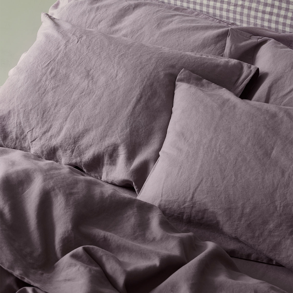 Elderberry Linen Blend Pillowcases (Pair)