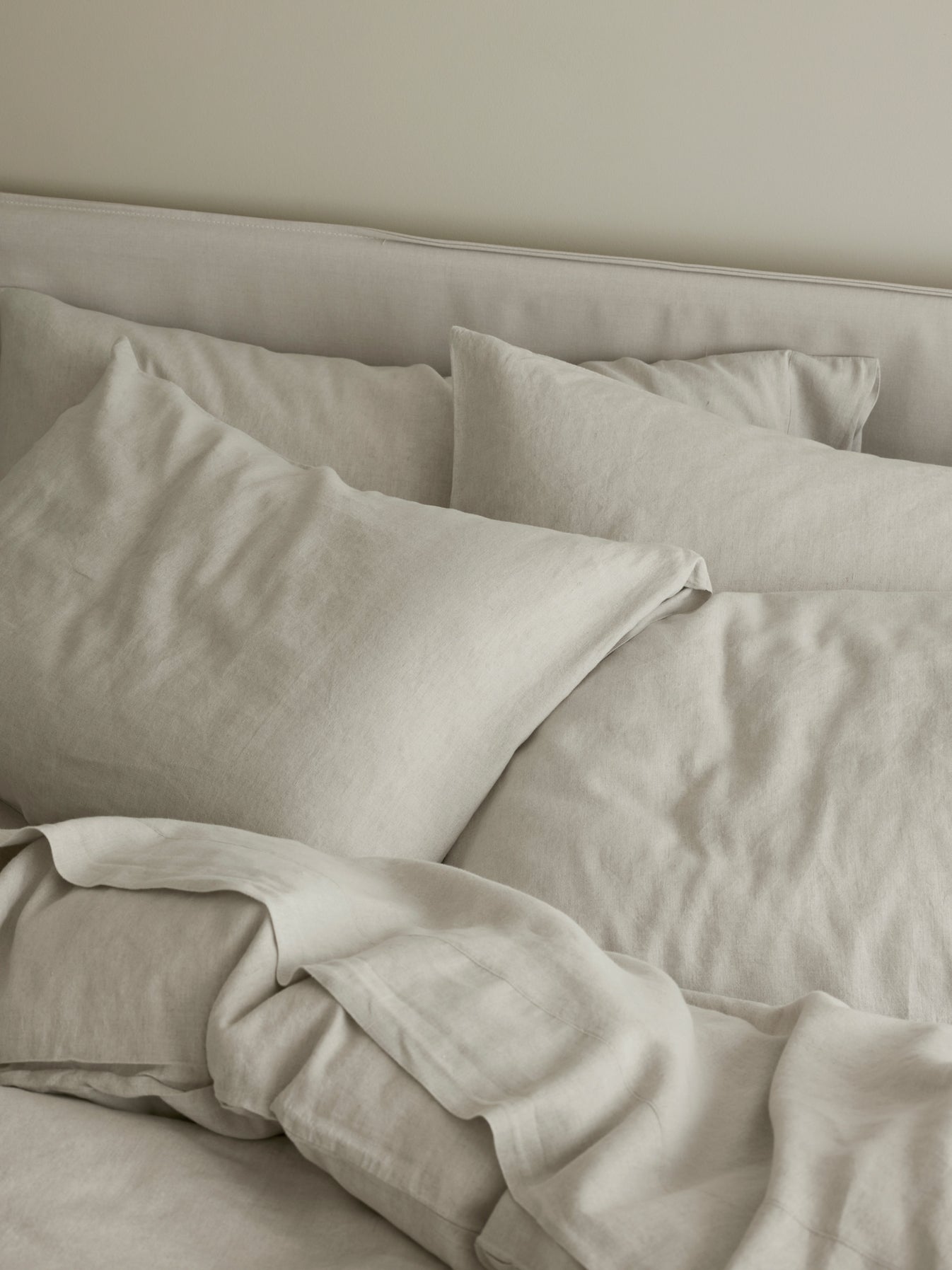 Oatmeal Bliss Linen Duvet Set