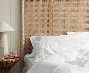 White Linen Blend Pillowcases (Pair)