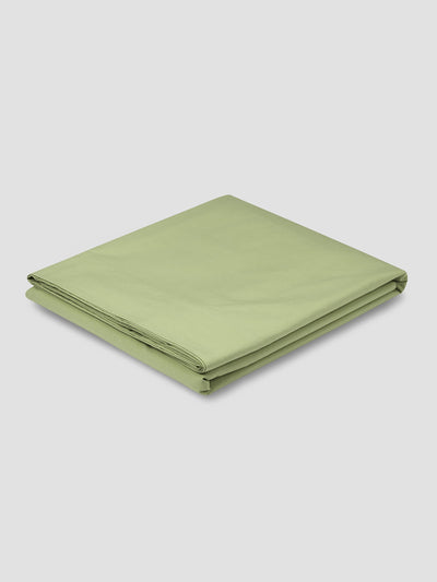 Pear Washed Cotton Percale Flat Sheet