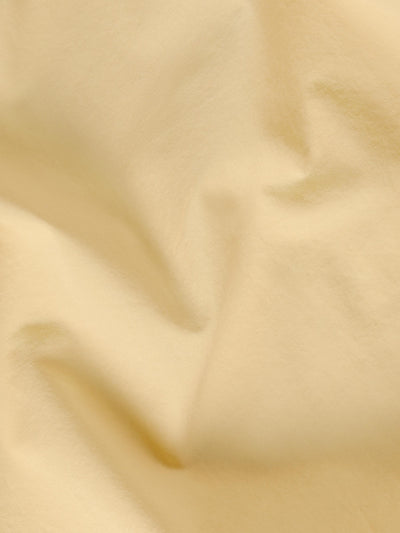 Butter Yellow Washed Cotton Percale Duvet Cover