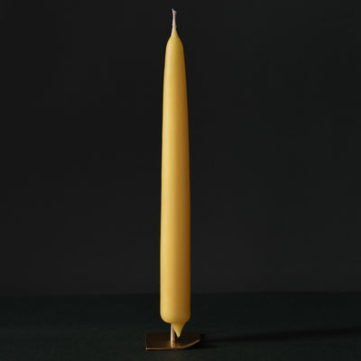 Goldenrod Beeswax Dining Candles Set of 2
