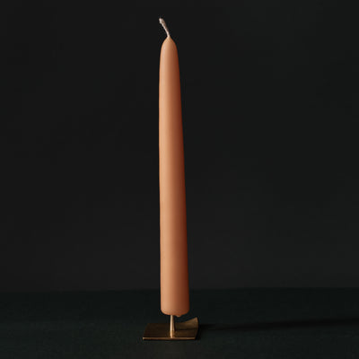 Peach Blossom Beeswax Dining Candles Set of 2 - alternate image