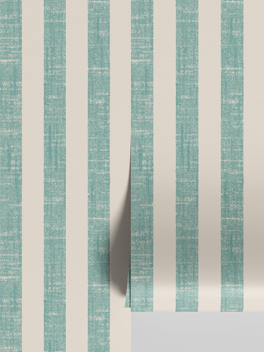 Wasabi Pembroke Stripe Wallpaper