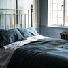 Deep Teal Linen Pillowcases