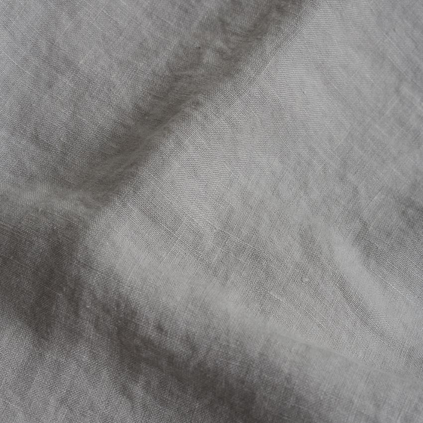 Dove Grey Linen Flat Sheet