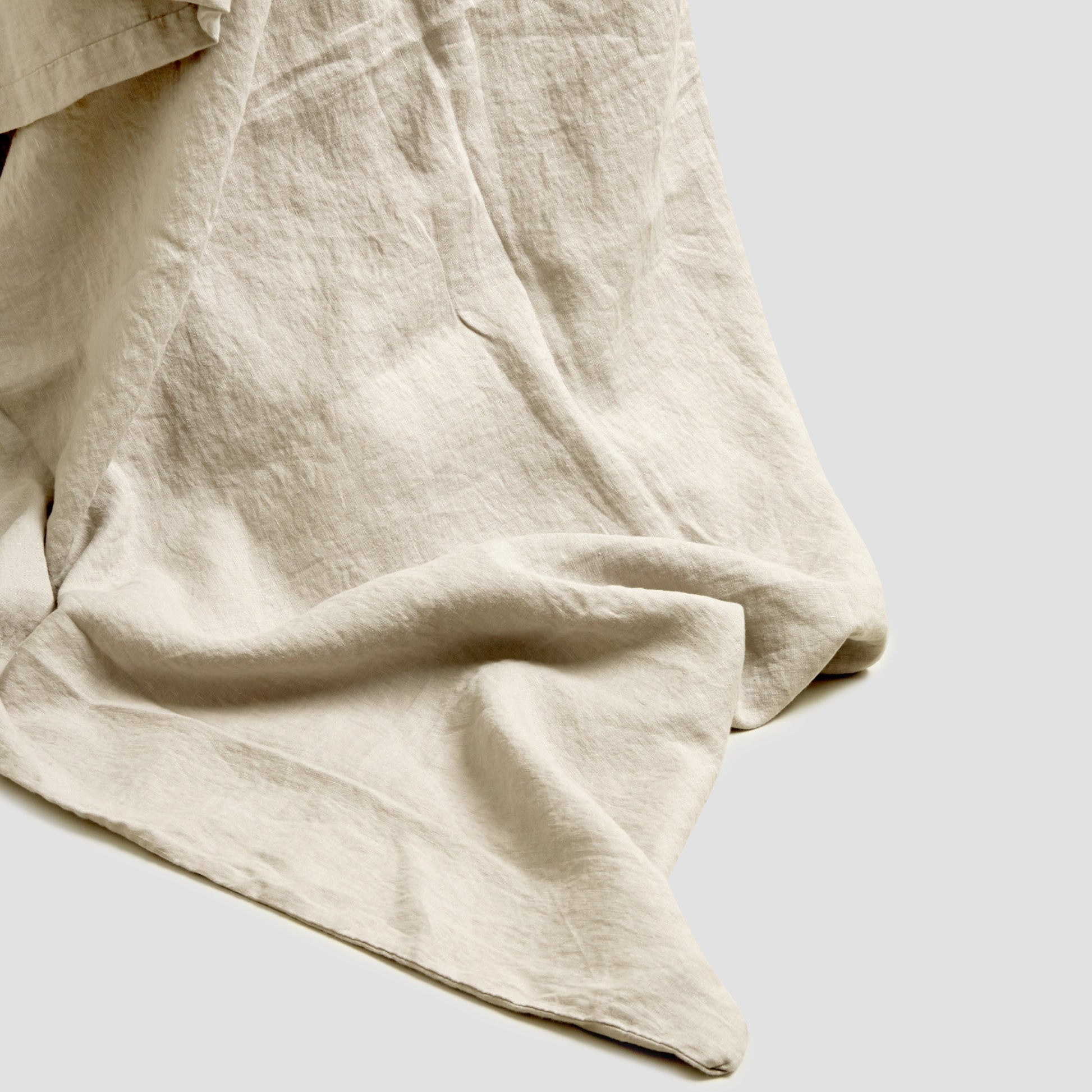 Oatmeal Linen Fitted Sheet