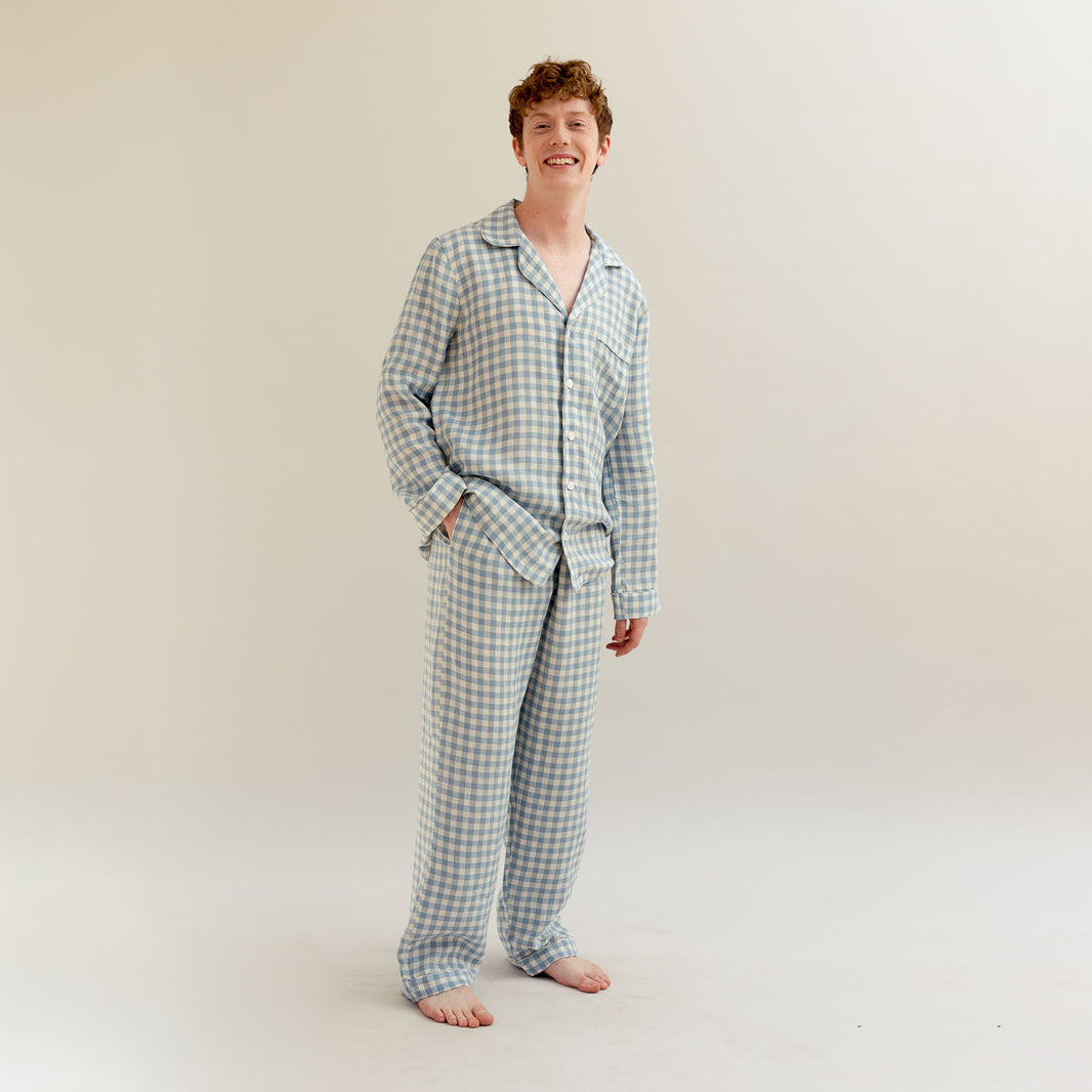 Pajamas Women Mens Linen Pyjamas The Savile Row Company London