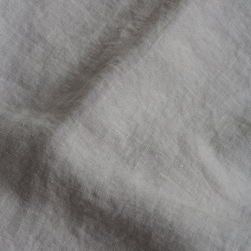 Dove Grey Linen Pillowcases
