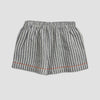 Midnight Stripe Linen Pyjama Shorts