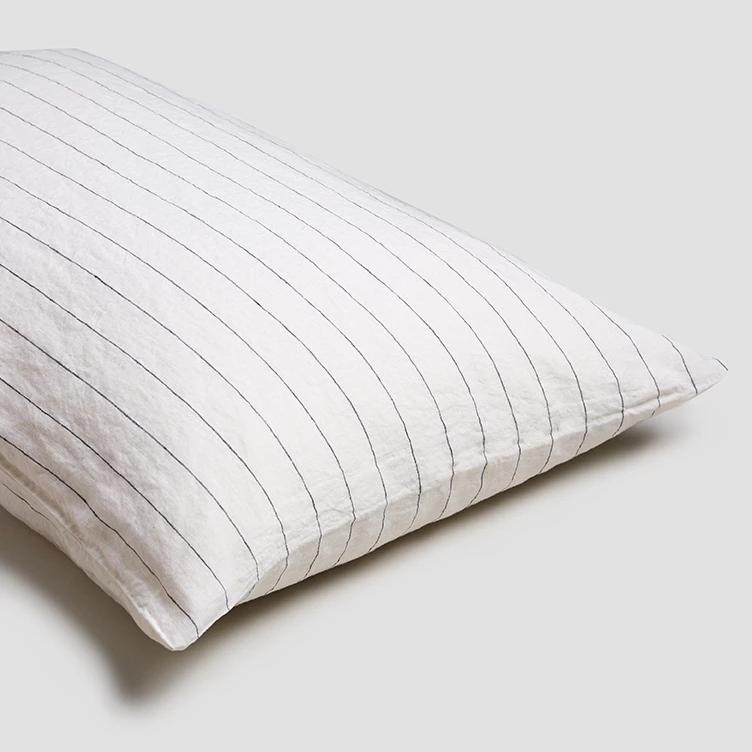 Luna Stripe Linen Pillowcases