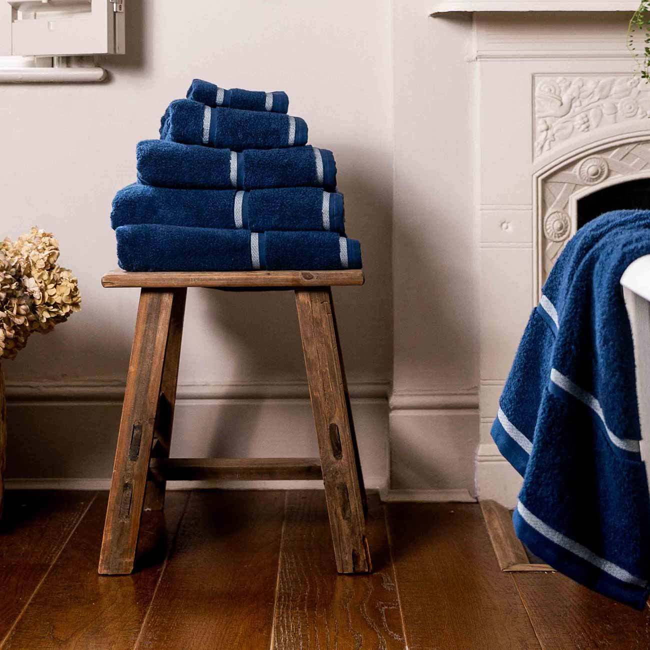 Moonlit Blue Towels