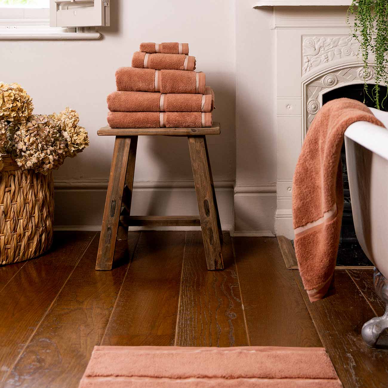 Warm Clay Cotton Towels
