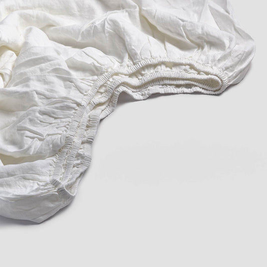 White Linen Bedding | Piglet in Bed UK