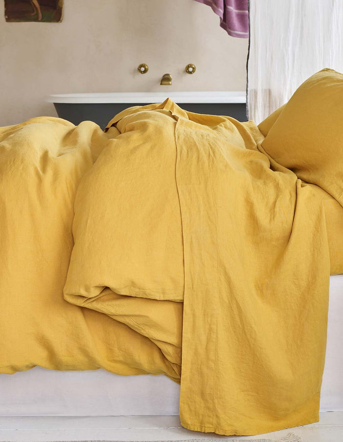 Honey Linen Bedding