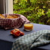 Orchid Gingham Linen Napkin Set 