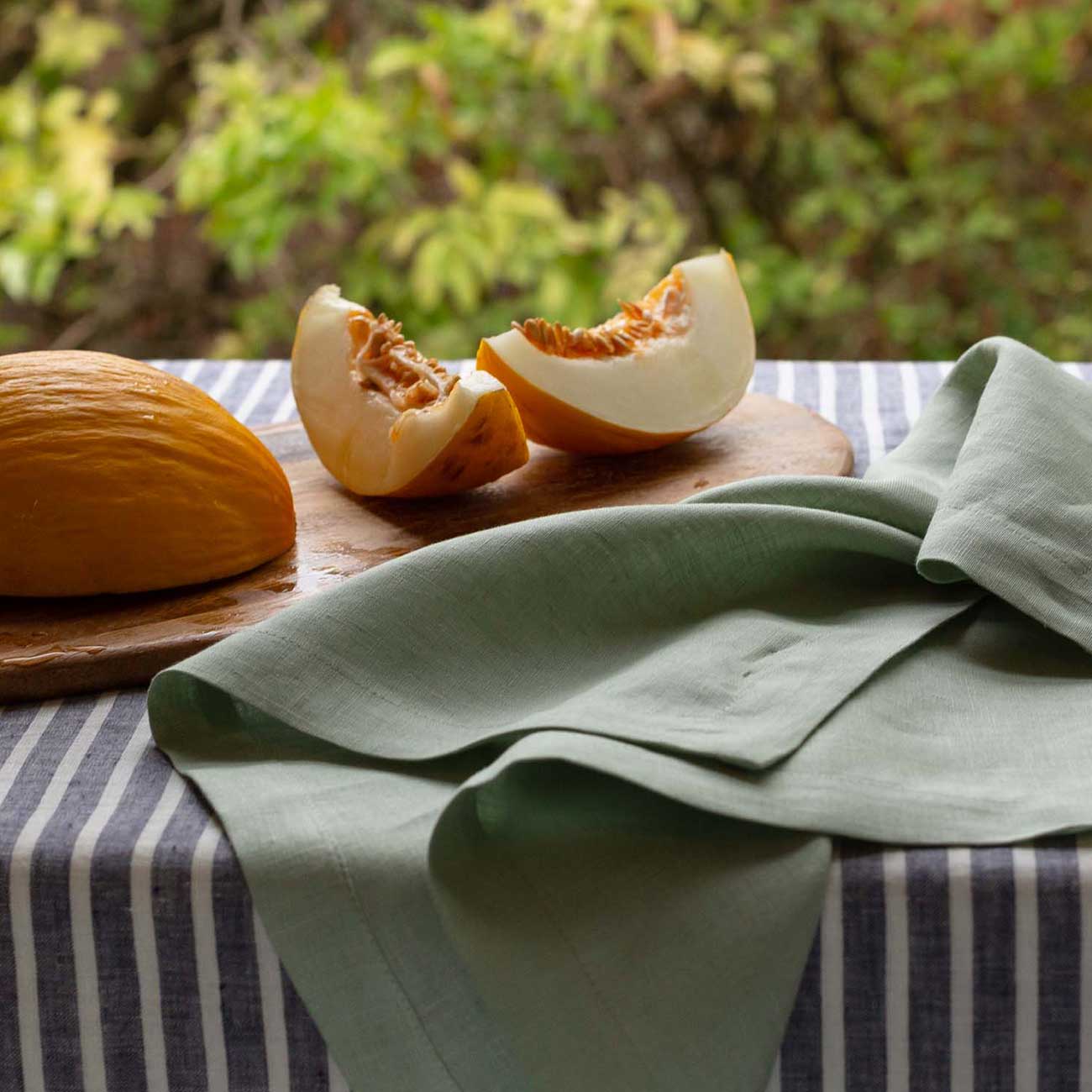 Sage Green Linen Napkin Set