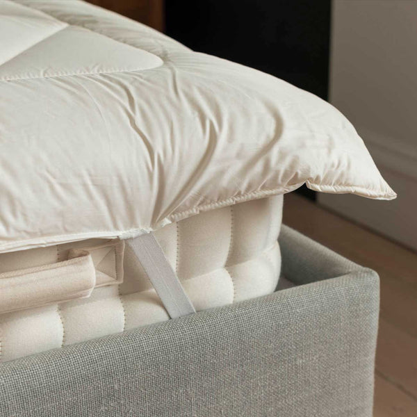 Merino Wool Mattress Topper Piglet in Bed UK