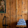 Warm Blue Bath Towel - Piglet in Bed