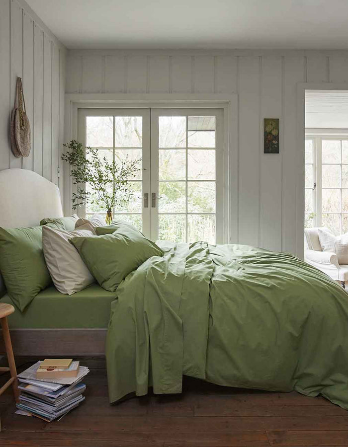 Pear and Parchment Washed Cotton Bedding 