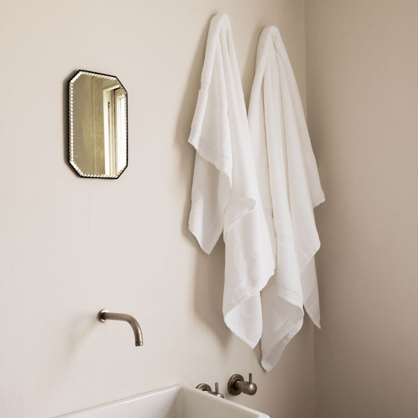 White Bath Towel