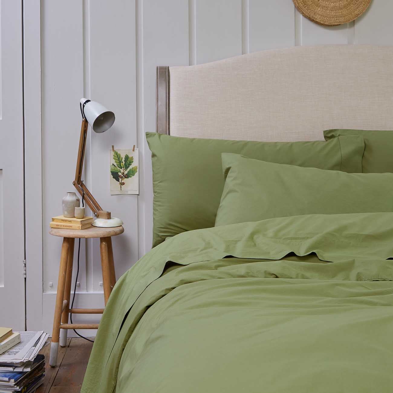 Pear Washed Percale Cotton Bedding