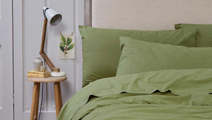 Pear Washed Cotton Bedding