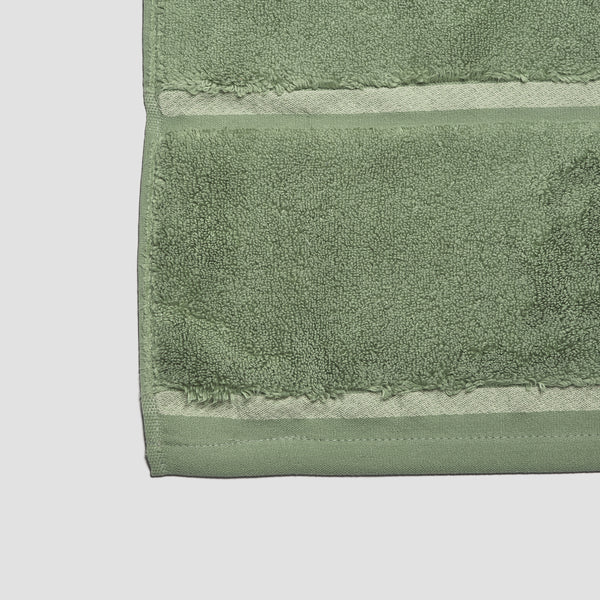 Meadow Green Hand Towel Detail
