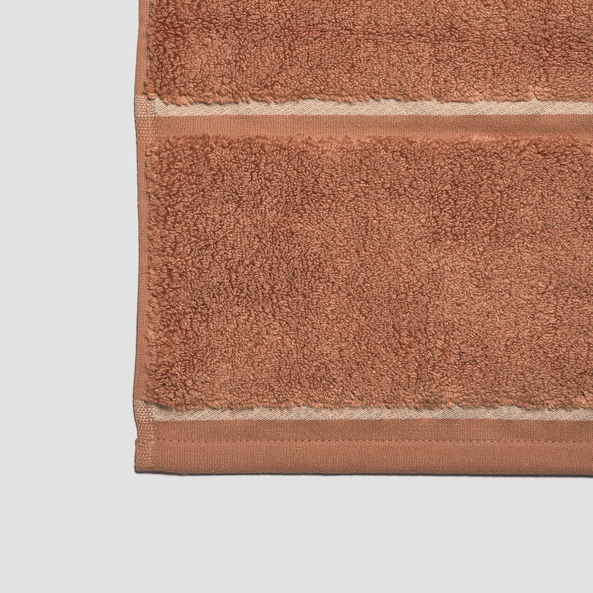 Warm Clay Hand Towel Detail